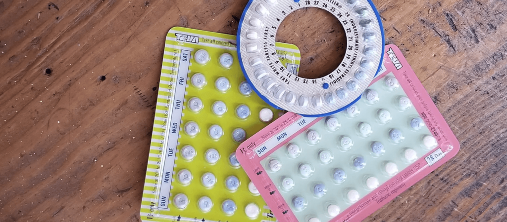 birth control pill packs