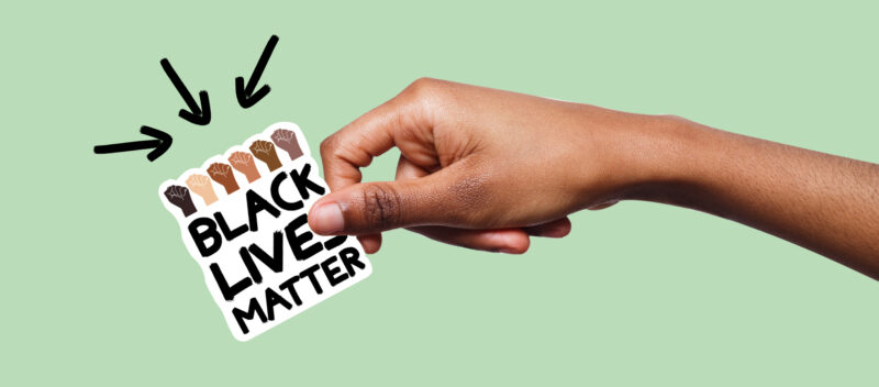 Black Lives Matter sticker