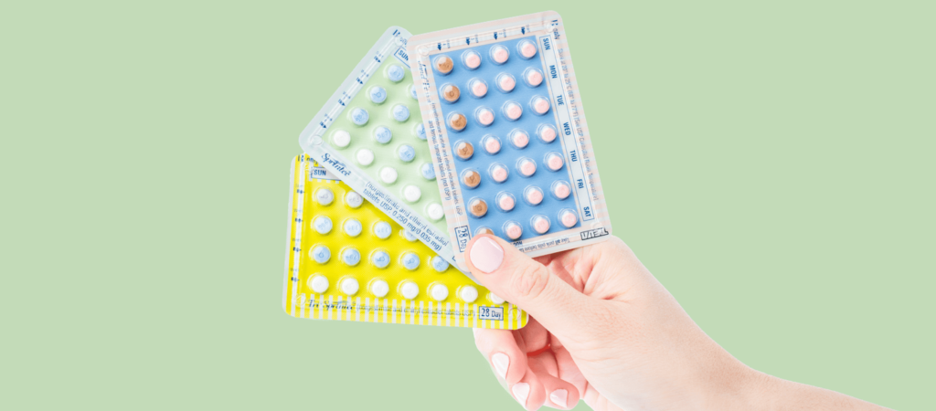 birth control pill packs